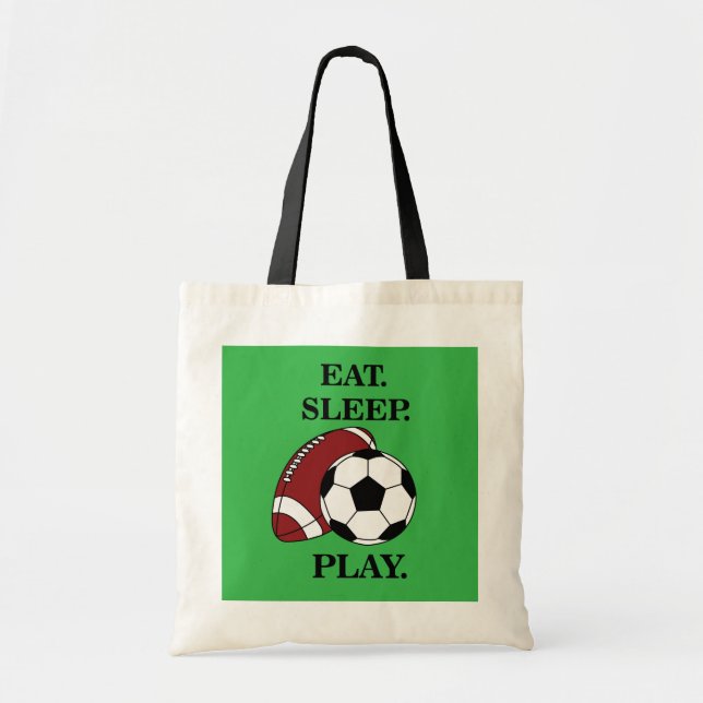 Football Soccer Player Coach  Tote Bag (Front)