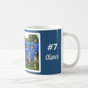 Football Soccer Player's Gift Personalized Photo Coffee Mug