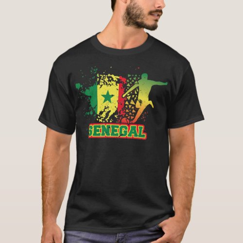 Football Soccer Senegal soccer  T_Shirt