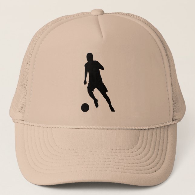 Football Soccer Shooter | Soccer Football Trucker Hat (Front)