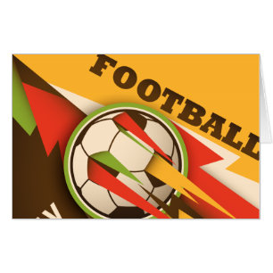 Football Soccer Sport Ball Card
