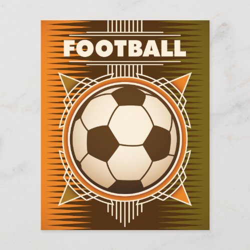 Football Soccer Sport Ball Flyer
