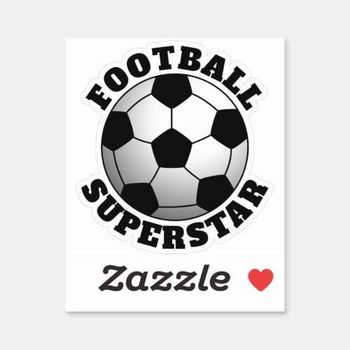 Football Soccer Superstar Sports Sticker