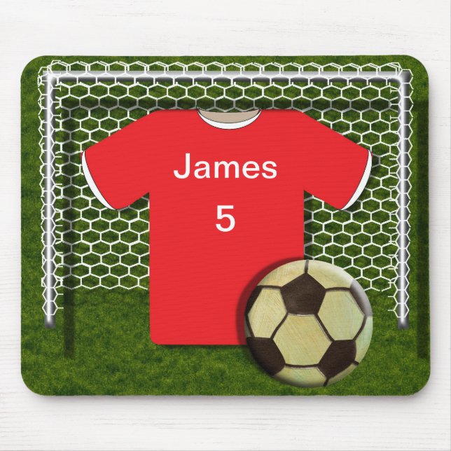 Football Soccer Theme Personalized Mouepad Mouse Pad (Front)