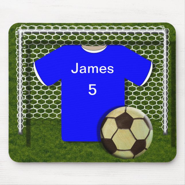Football Soccer Theme Personalized Mouepad Mouse Pad (Front)