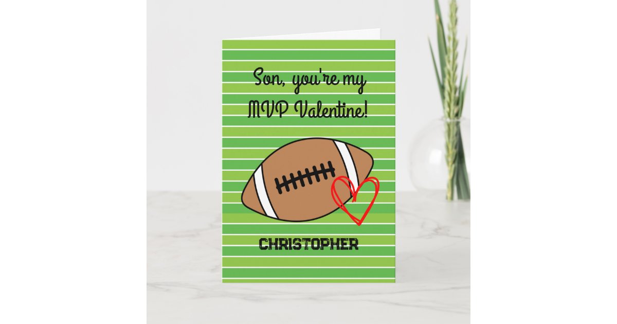 football-son-valentine-s-day-card-zazzle