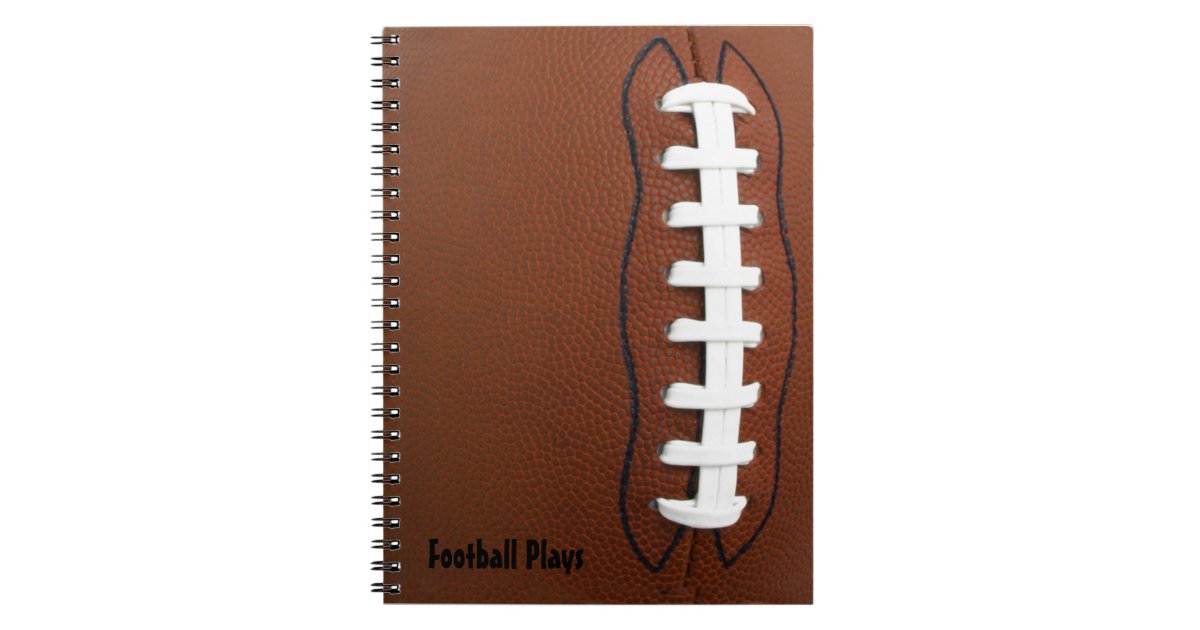 Football SpiralBound Notebook Zazzle