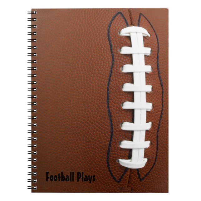 Football Spiral-Bound Notebook (Front)