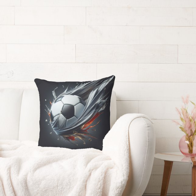 "football Splash" Throw Pillow (Couch)