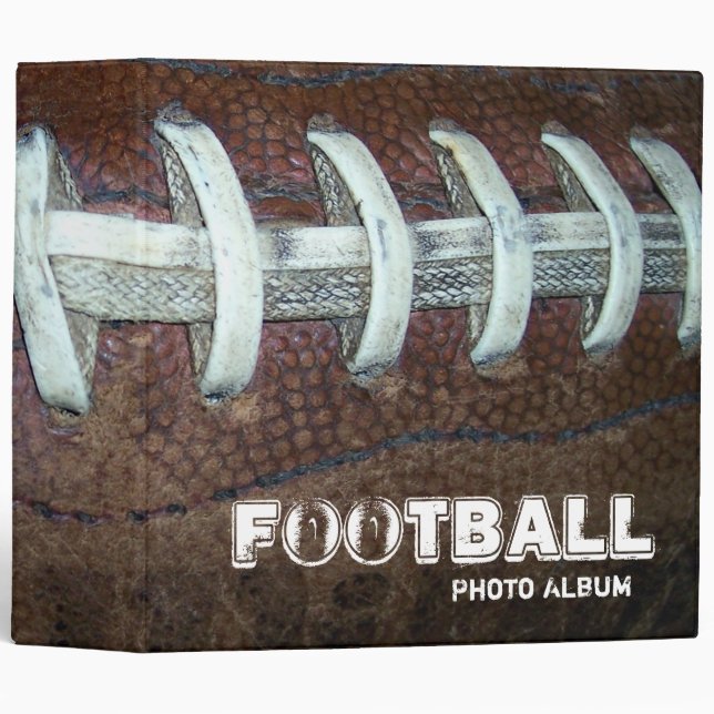 Football Sports Album 3 Ring Binder (Front/Spine)