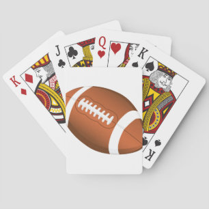 Football Sports Ball Team Game Playing Stars Coach Poker Cards