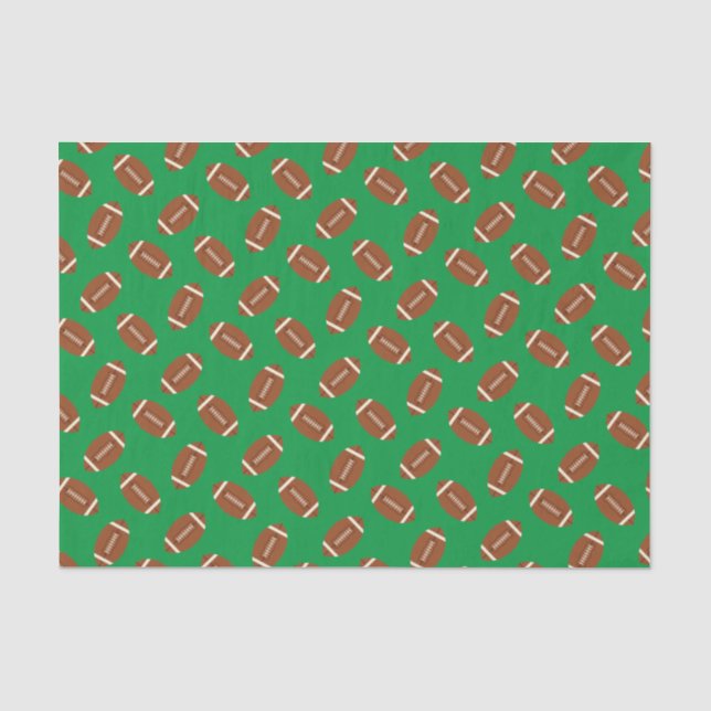Football Sports Birthday Party Tissue Paper (Front)