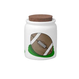 Football Sports Candy Jar