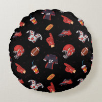 Football Sports Equipment with Food Pattern