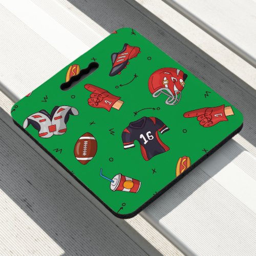 Football Sports Equipment with Food Pattern Seat Cushion