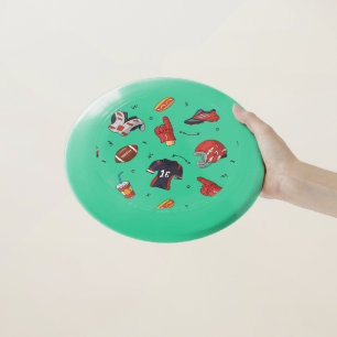 Football Sports Equipment with Food Pattern Wham-O Frisbee
