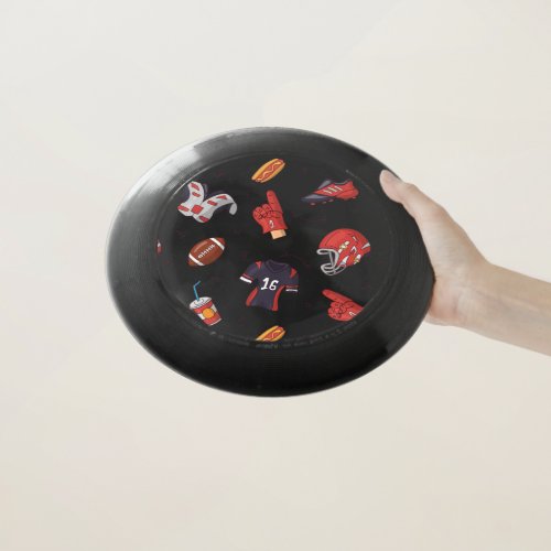 Football Sports Equipment with Food Pattern Wham_O Frisbee