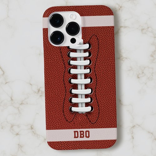 Football Sports Fan Sporty Monogram Phone Case