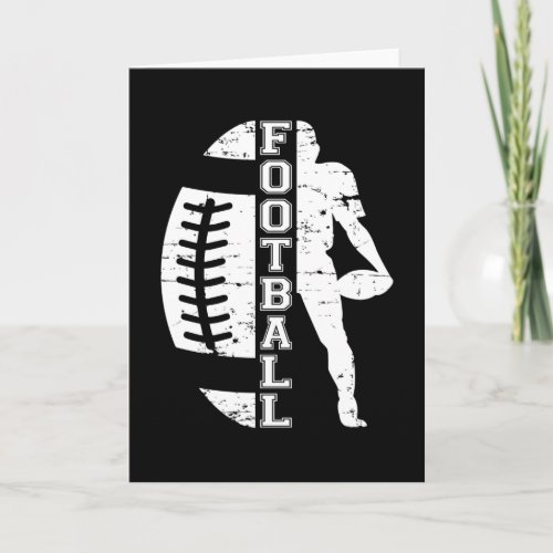 Football Sports Game American Team Funny Gift Idea Card