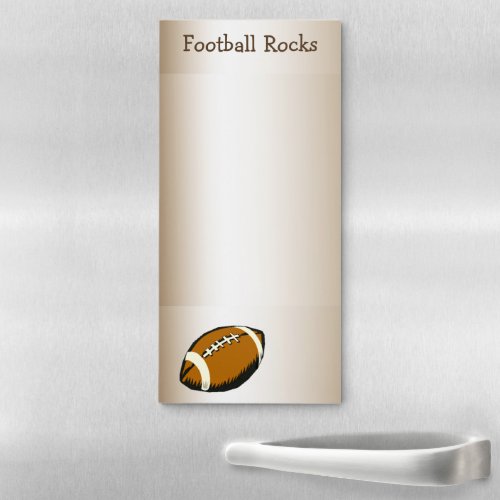Football Sports Magnetic Fridge Notepad