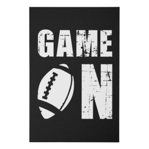 Football Sports Team Game American Funny Gift Idea Faux Canvas Print