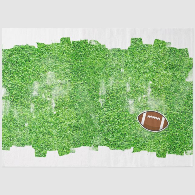Football Sports Team Turf Green Grass Field Tissue Tissue Paper (Front)