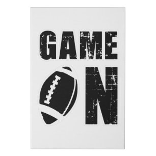 Football Sports USA Team Game American Funny Gift Faux Canvas Print