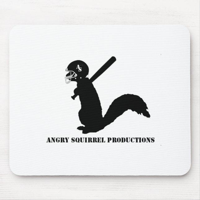 Football Squirrel Mouse Pad (Front)
