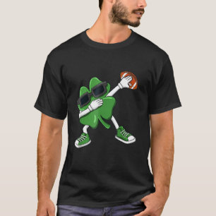 Football St Patricks Day Leprechaun Shamrock Boys  T-Shirt