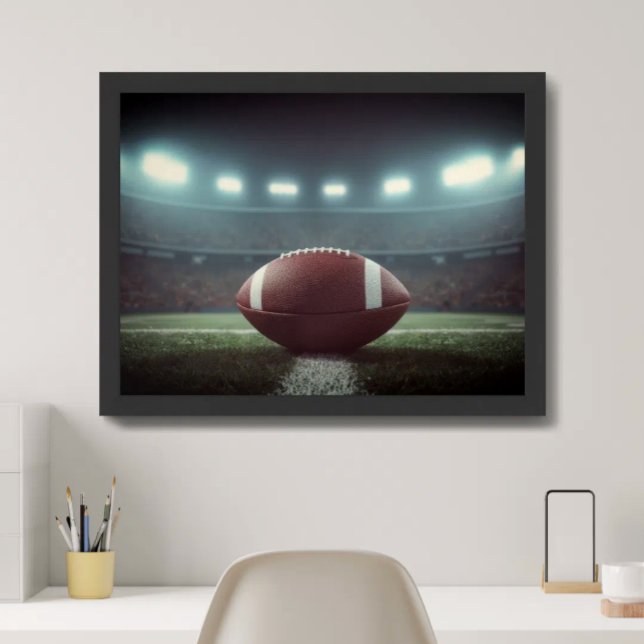 Football Stadium Field Lights Panoramic Poster (Creator Uploaded)