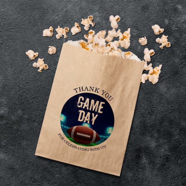 Football Stadium Lights Favor Bag (Football stadium lights paper party favor bags)