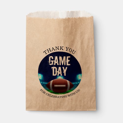 Football Stadium Lights Favor Bag