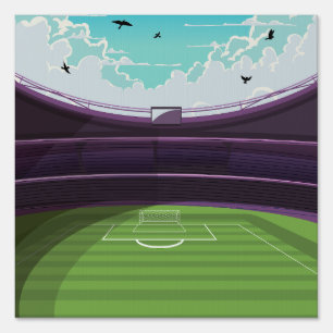 Football Stadium Sign