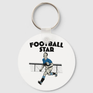 Football Star Keychain