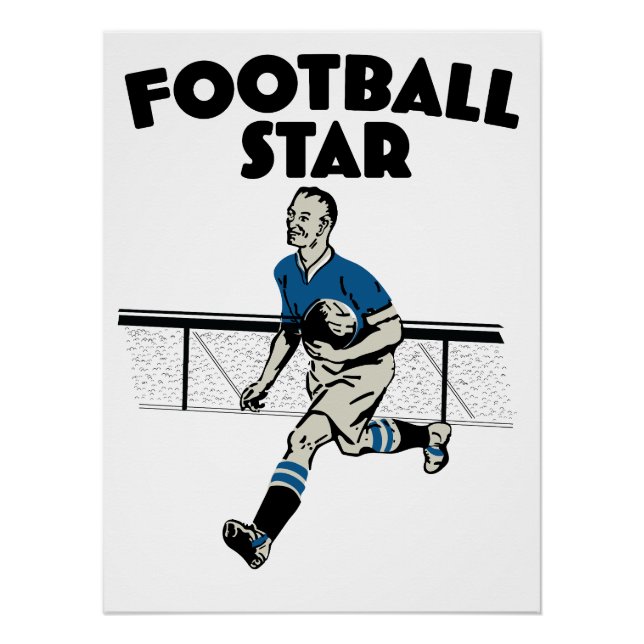 Football Star Poster (Front)