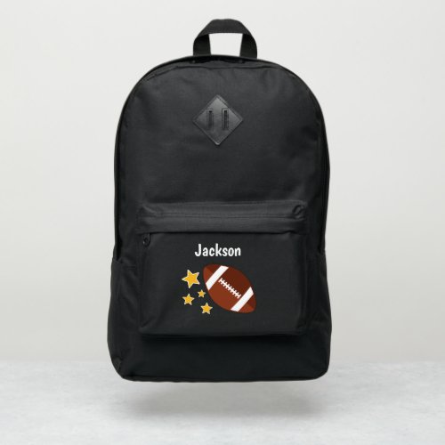 Football Stars Personalized Port Authority Backpack