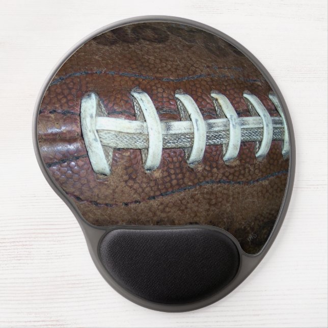 Football Stitches Gel Mouse Pad (Front)