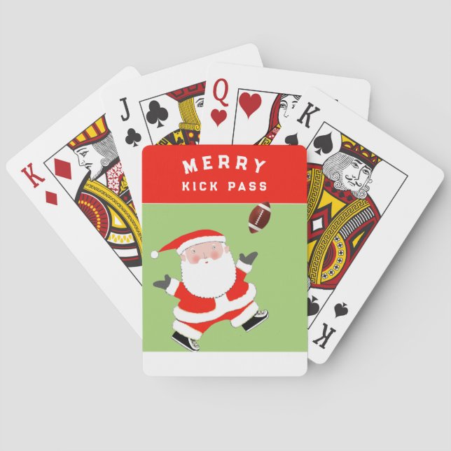 Football Stocking Stuffers Poker Cards (Back)