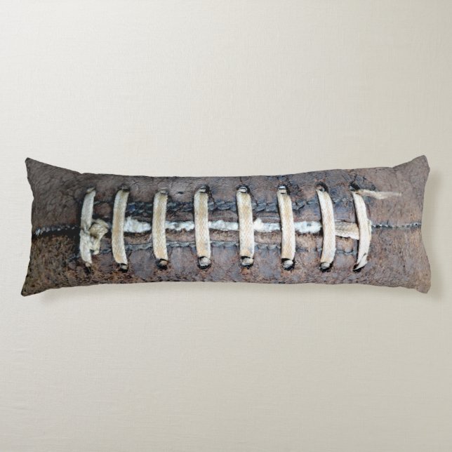 Football Strings Horizontal Body Pillow (Front)
