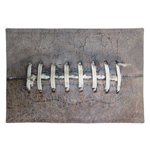 Football Strings horizontal Cloth Placemat