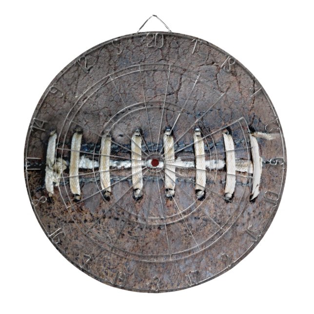 Football Strings horizontal Dartboard (Front)