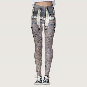 Football Strings Horizontal Leggings
