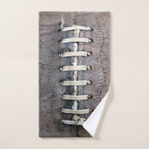 Football Strings Vertical Hand Towel