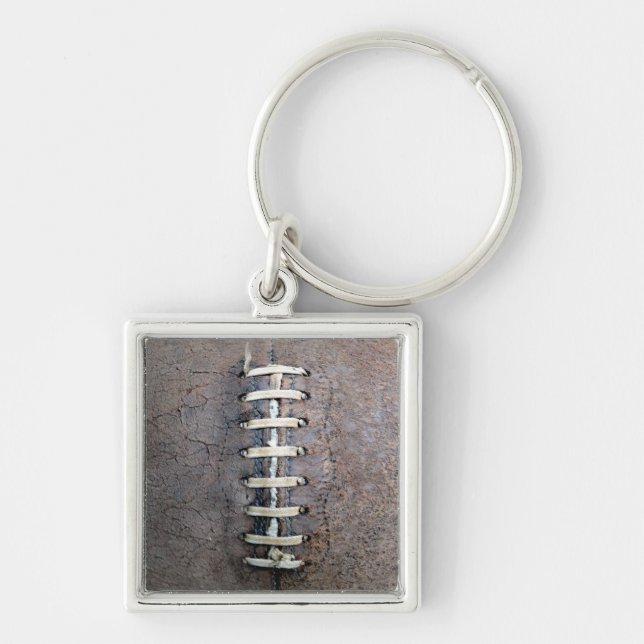 Football Strings vertical Keychain (Front)