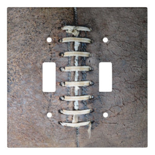 Football Strings Vertical Light Switch Cover