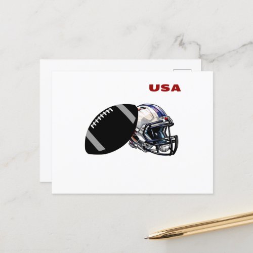 Football Super Bowl Limited Edition Postcard