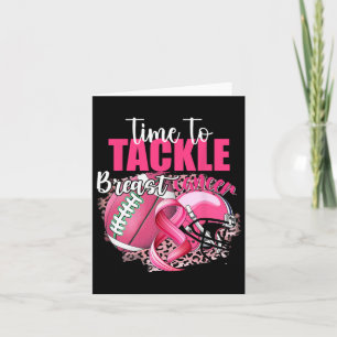 Football Survivor Time To Tackle Breast Cancer Awa Card