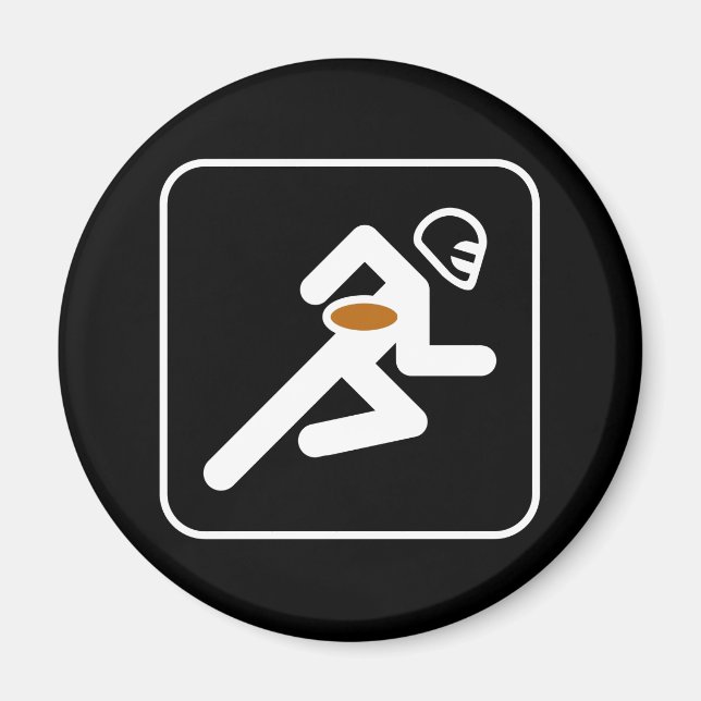 Football Symbol Magnet (Front)