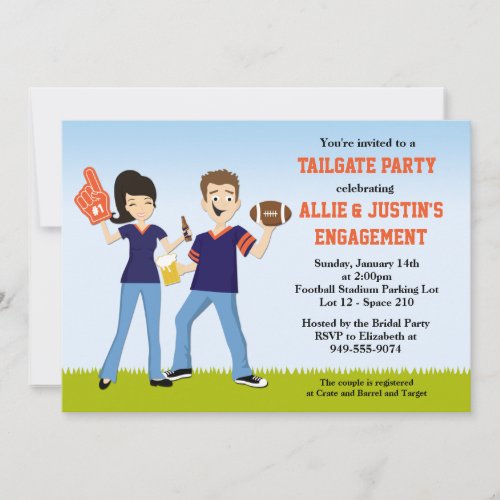 Football Tailgate Party Invitation