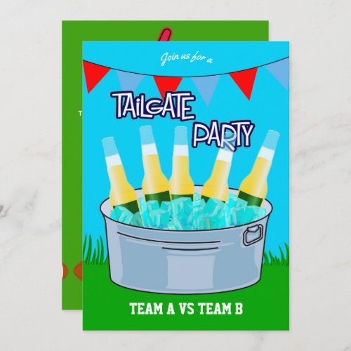 Football Tailgate Party Invitation